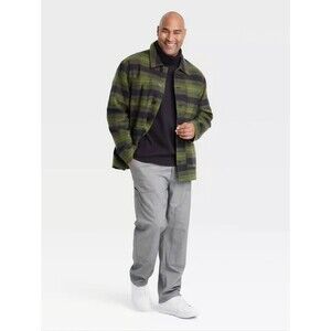 Houston White Men's Utility Pants Back Patch Pockets Gray Size XL NWT B-3960